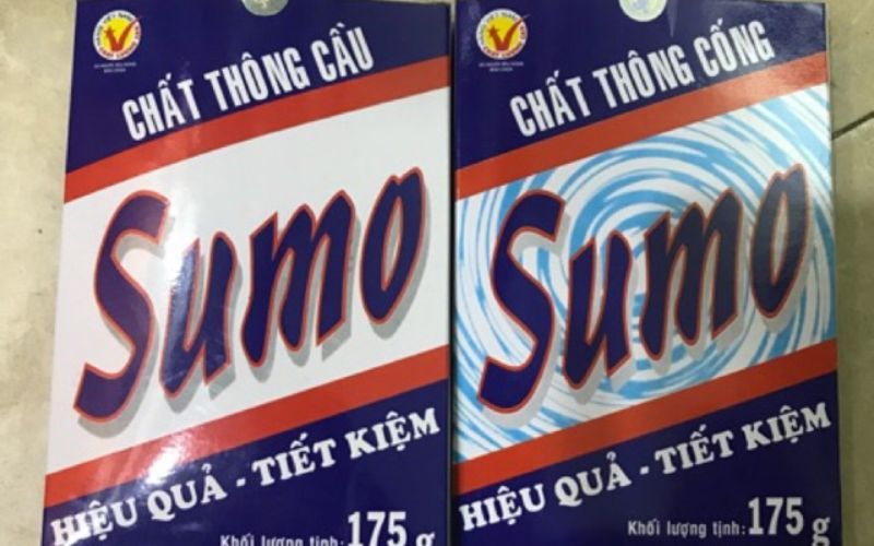Sử dụng bột thông cống SUMO